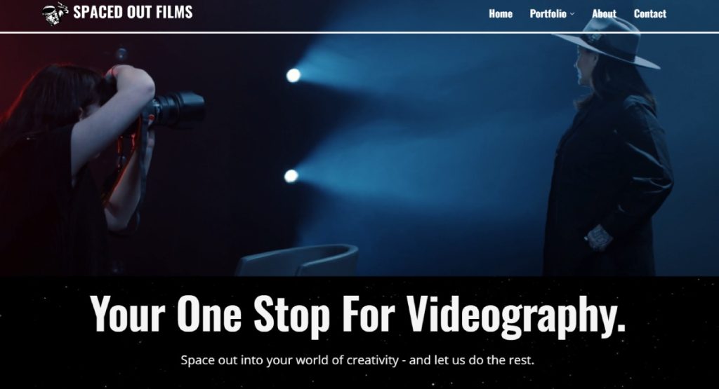 Spaced Out Films new wordPress website
